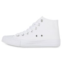 Damen Sneaker High in Weiss