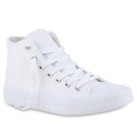 Damen Sneaker High in Weiss