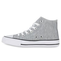 Damen Sneaker High in Hellgrau