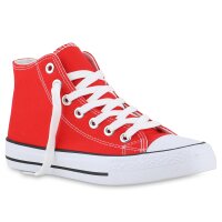 Damen Sneaker High in Rot
