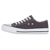 Herren Sneaker Low in Dunkelgrau
