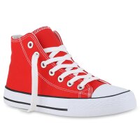 Herren Sneaker High in Rot