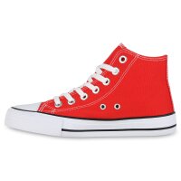 Herren Sneaker High in Rot