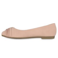 Damen Klassische Ballerinas in Nude