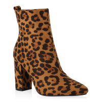 Damen Klassische Stiefeletten in Leopard