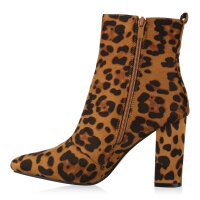 Damen Klassische Stiefeletten in Leopard