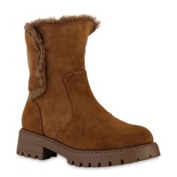 Damen Klassische Stiefeletten in Hellbraun