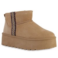 Damen Winter Boots in Khaki