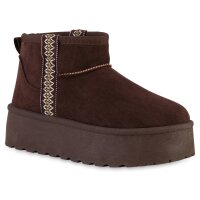 Damen Winter Boots in Braun