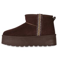 Damen Winter Boots in Braun
