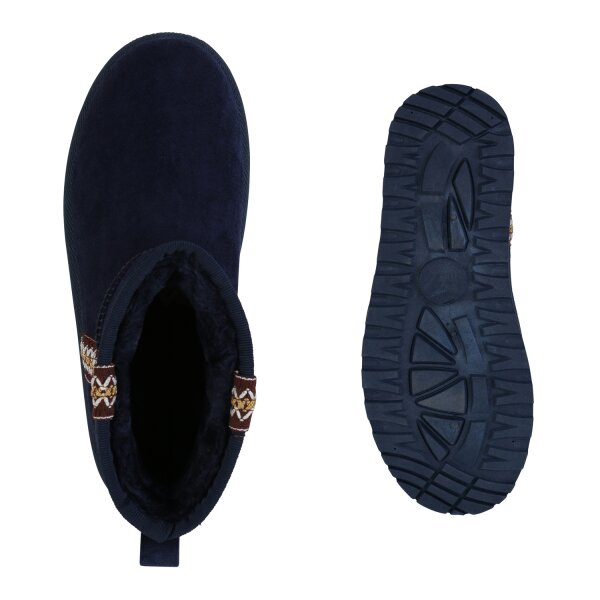 Damen Winter Boots in Dunkelblau