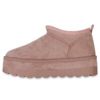 Damen Winter Boots in Altrosa