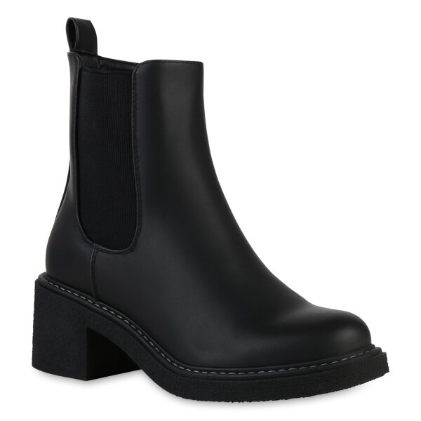 Damen Klassische Stiefeletten in Schwarz