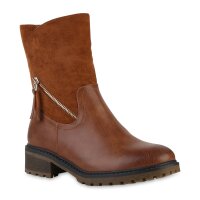 Damen Klassische Stiefeletten in Hellbraun