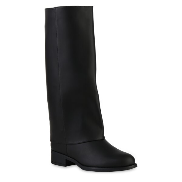 Damen Klassische Stiefel in Schwarz