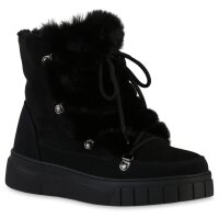 Damen Winter Boots in Schwarz