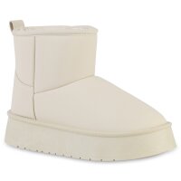 Damen Winter Boots in Beige