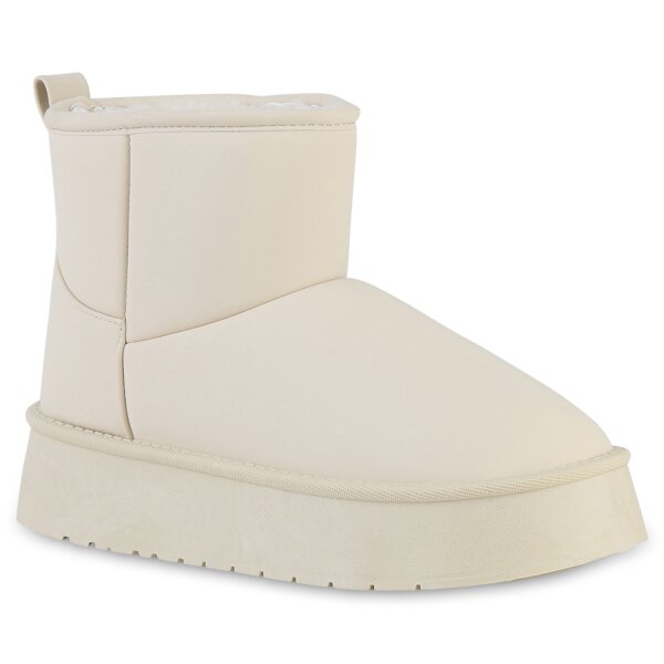 Damen Winter Boots in Beige