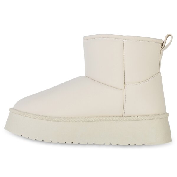 Damen Winter Boots in Beige