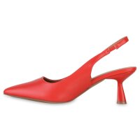 Damen Slingpumps in Rot