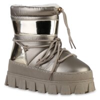 Damen Winter Boots in Gold