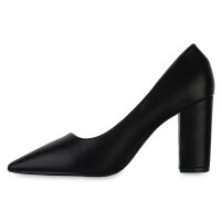 Damen Spitze Pumps in Schwarz