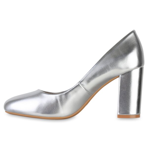 Damen Klassische Pumps in Silber