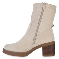 Damen Klassische Stiefeletten in Beige