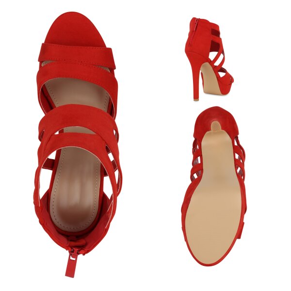 Damen High Heels in Rot