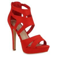 Damen High Heels in Rot