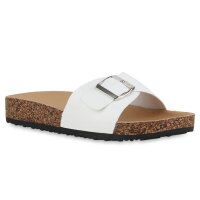 Damen Pantoletten in Weiss