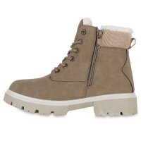 Damen Worker Boots in Khaki