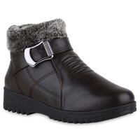 Damen Winter Boots in Braun