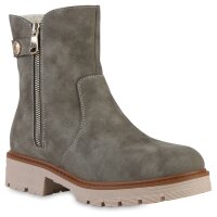 Damen Klassische Stiefeletten in Grau