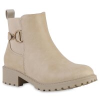 Damen Klassische Stiefeletten in Beige