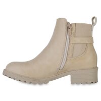 Damen Klassische Stiefeletten in Beige