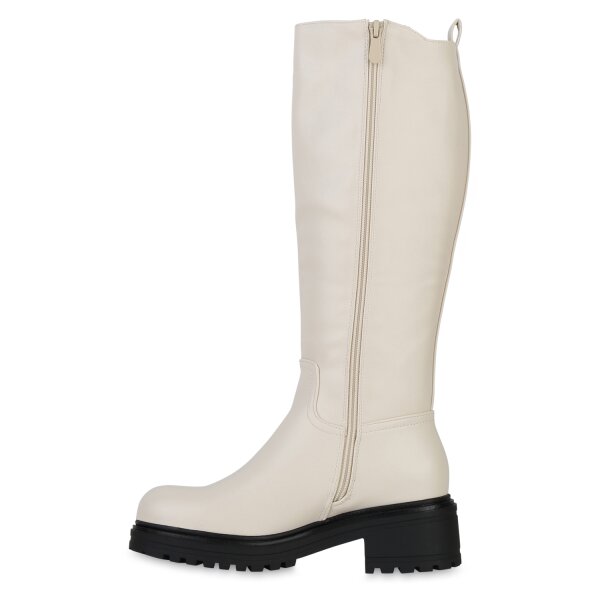 Damen Klassische Stiefel in Beige