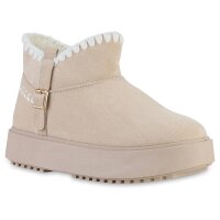 Damen Winter Boots in Beige