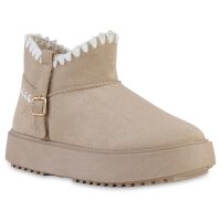 Damen Winter Boots in Khaki