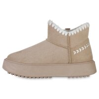 Damen Winter Boots in Khaki