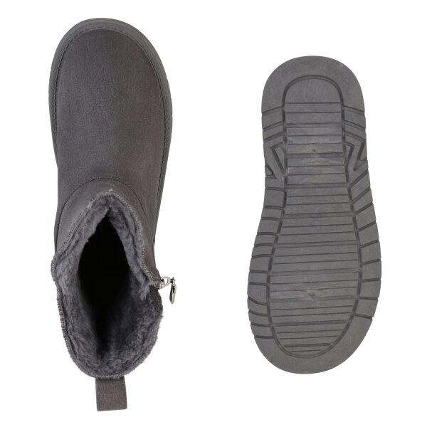 Damen Winter Boots in Grau