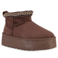 Damen Winter Boots in Braun