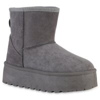 Damen Winter Boots in Grau