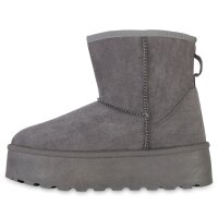 Damen Winter Boots in Grau