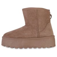 Damen Winter Boots in Khaki