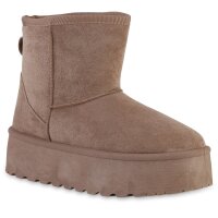 Damen Winter Boots in Khaki