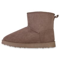 Damen Winter Boots in Khaki