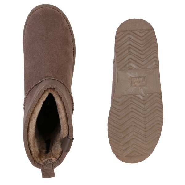 Damen Winter Boots in Khaki