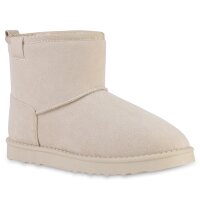 Damen Winter Boots in Beige
