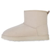 Damen Winter Boots in Beige